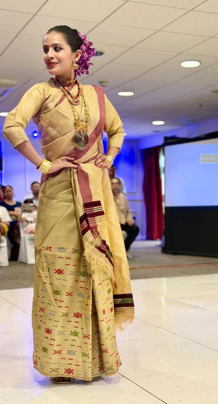NorthEast Indian Diaspora London — Gauri Goswami Mekhela Chador